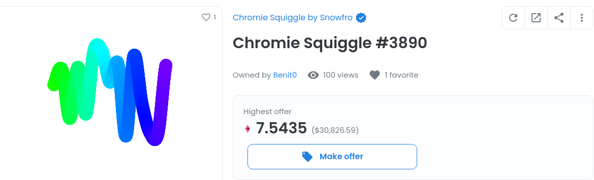 chrome squiggle